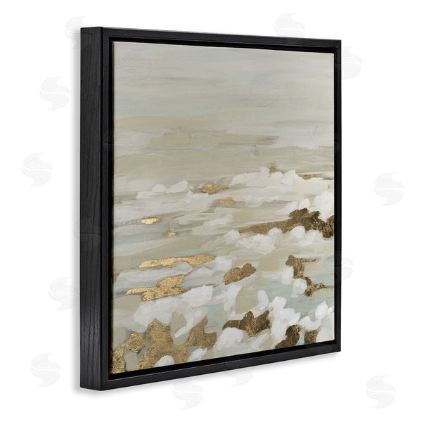 Stupell Industries June Erica Vess | Gilded Surf Abstract Waves