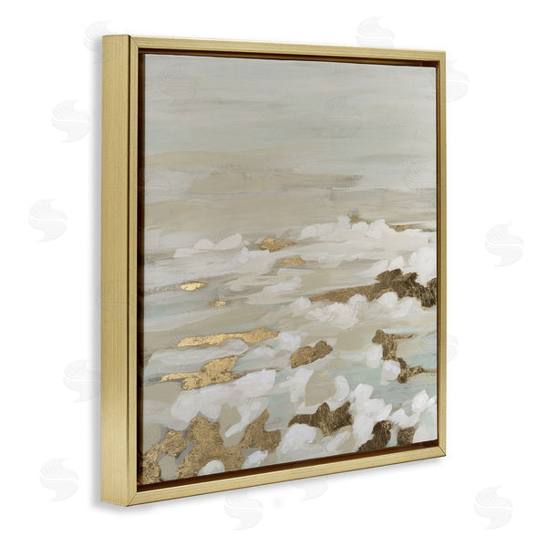 Stupell Industries June Erica Vess | Gilded Surf Abstract Waves
