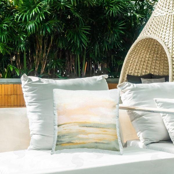 Stupell Industries June Erica Vess | Graceful Soft Landscape Printed Throw Pillow