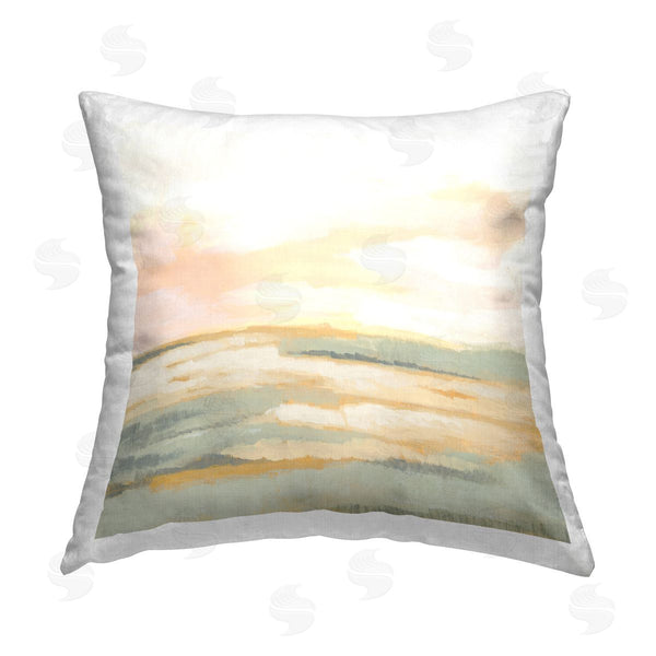 stupell industries June Erica Vess | Graceful Soft Landscape Printed Throw Pillow