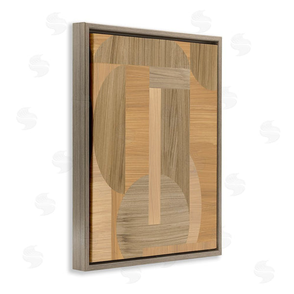 Stupell Industries June Erica Vess | Grain Patterned Linear Shapes Wall Art
