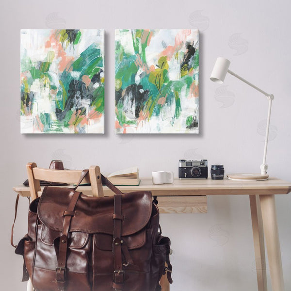 Stupell Industries June Erica Vess | Green Abstract Layers Wall Art