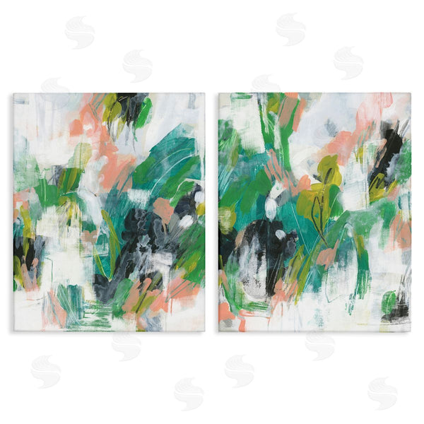 stupell industries June Erica Vess | Green Abstract Layers Wall Art