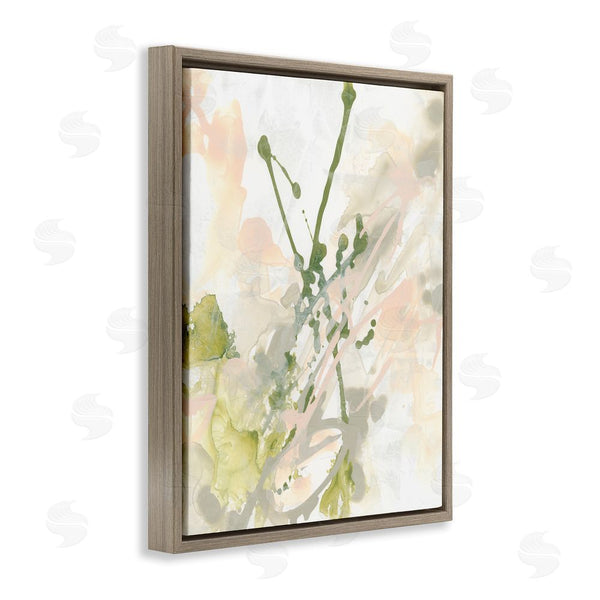 Stupell Industries June Erica Vess | Green Abstract Splatter Wall Art