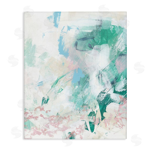 stupell industries June Erica Vess | Green Fading Brush Strokes Wall Art