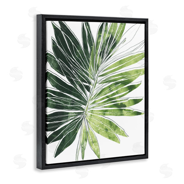Stupell Industries June Erica Vess | Green Pop Palm Leaves Expressive Linework