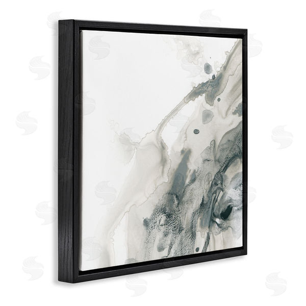 Stupell Industries June Erica Vess | Grey Splash On White