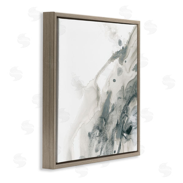 Stupell Industries June Erica Vess | Grey Splash On White