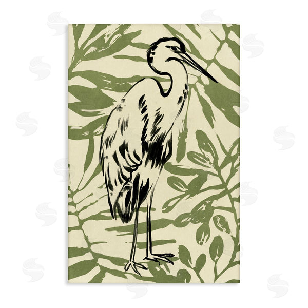 stupell industries June Erica Vess | Heron and Leaf Pattern Wall Art