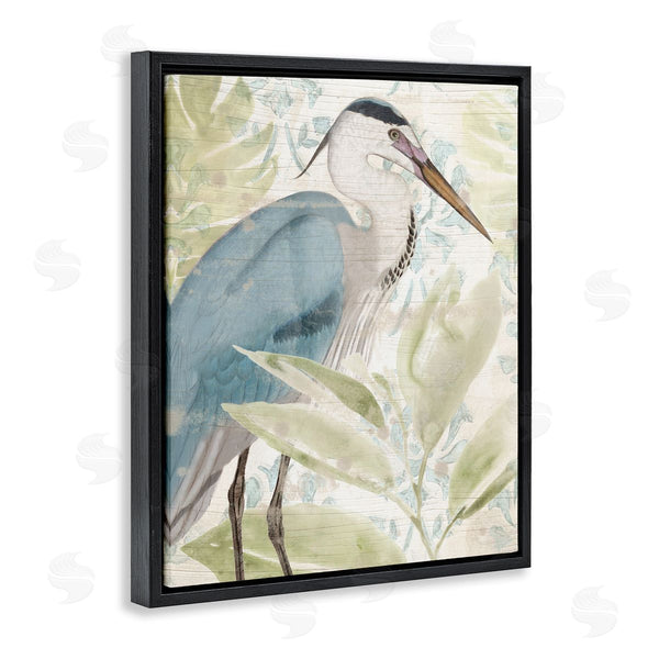 Stupell Industries June Erica Vess | Heron & Tropical Leaves