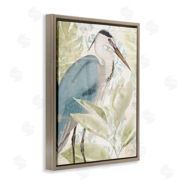 Stupell Industries June Erica Vess | Heron & Tropical Leaves