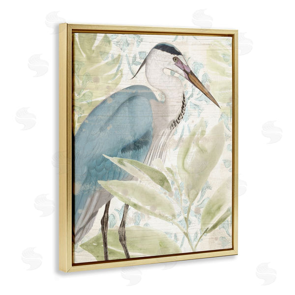 Stupell Industries June Erica Vess | Heron & Tropical Leaves