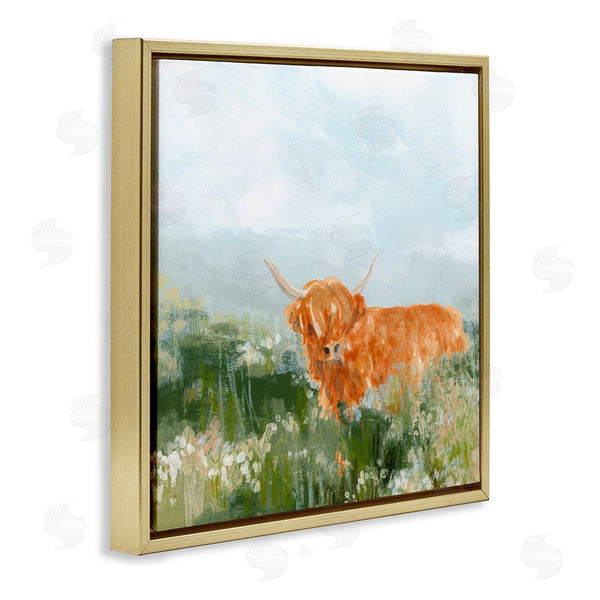 Stupell Industries June Erica Vess | Highland Cattle Abstraction