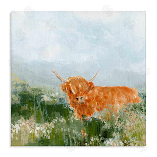stupell industries June Erica Vess | Highland Cattle Abstraction