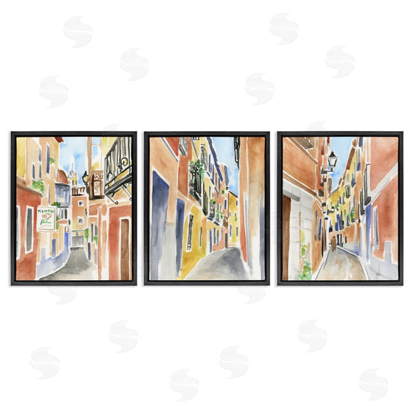 Stupell Industries June Erica Vess | Historic Madrid City Buildings Wall Art