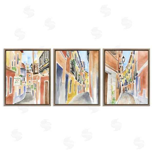 Stupell Industries June Erica Vess | Historic Madrid City Buildings Wall Art
