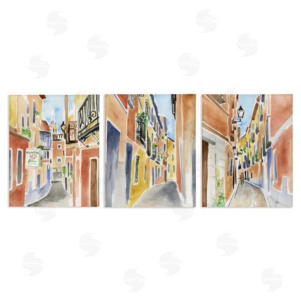 stupell industries June Erica Vess | Historic Madrid City Buildings Wall Art