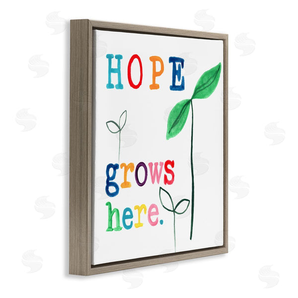 Stupell Industries June Erica Vess | Hope Grows Here Colorful