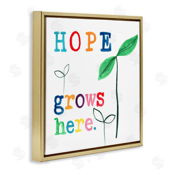 Stupell Industries June Erica Vess | Hope Grows Here Colorful
