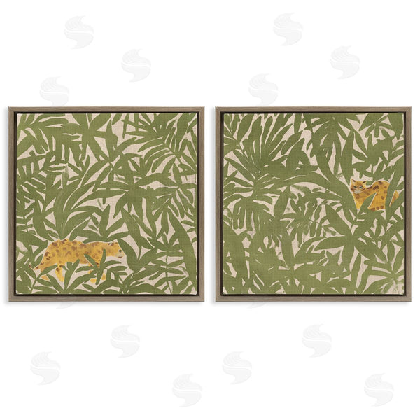 Stupell Industries June Erica Vess | Hunting Jungle Cat Wall Art