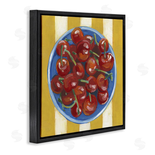 Stupell Industries June Erica Vess | Juicy Cherries On Stripes
