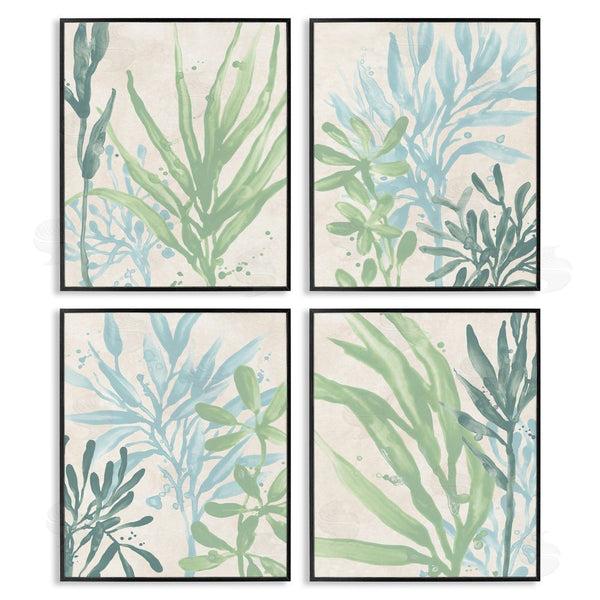 Stupell Industries June Erica Vess | Layered Plants Botanical Leaves Wall Art