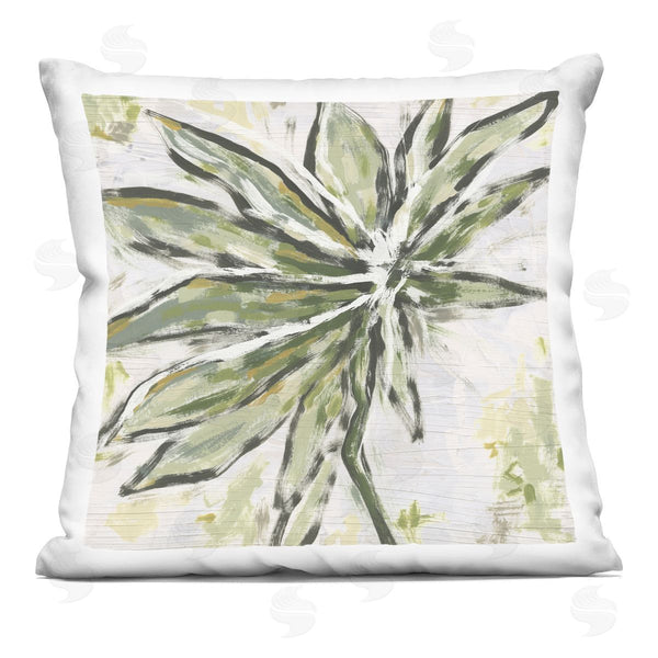 stupell industries June Erica Vess | Leafy Organic Palm Printed Throw Pillow