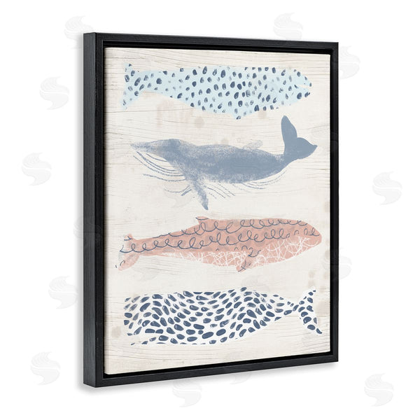 Stupell Industries June Erica Vess | Maritime Patterned Whales