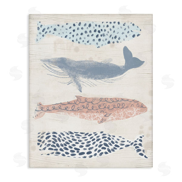 stupell industries June Erica Vess | Maritime Patterned Whales