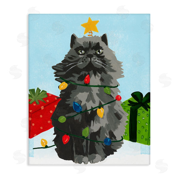 stupell industries June Erica Vess | Meowy Hissmas Cat