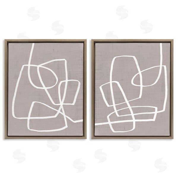 Stupell Industries June Erica Vess | Minimal Abstract Busy Line
