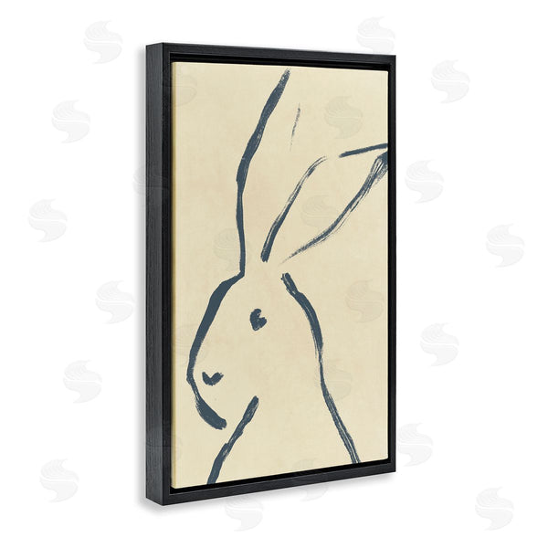 Stupell Industries June Erica Vess | Minimal Brushed Rabbit Wall Art