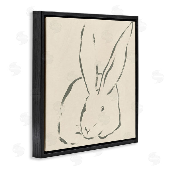 Stupell Industries June Erica Vess | Minimal Bunny Outline