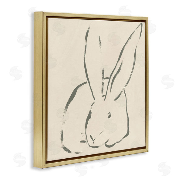 Stupell Industries June Erica Vess | Minimal Bunny Outline