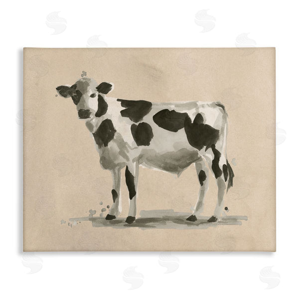 stupell industries June Erica Vess | Minimal Cow Painting