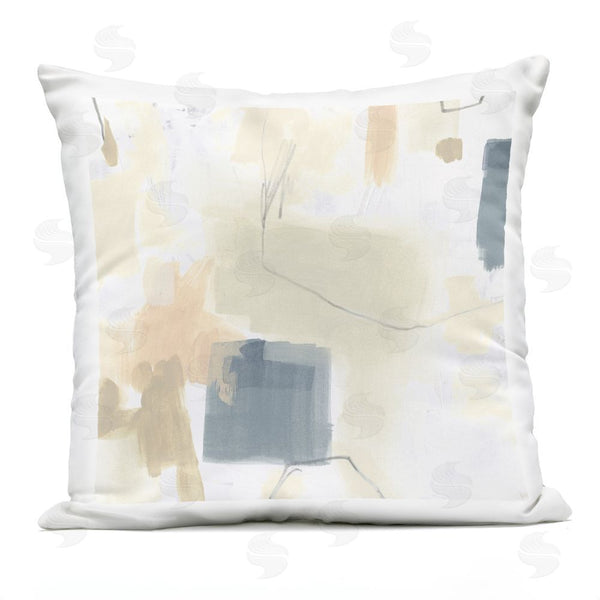 Stupell Industries June Erica Vess | Minimal Plaster Line Throw Pillow
