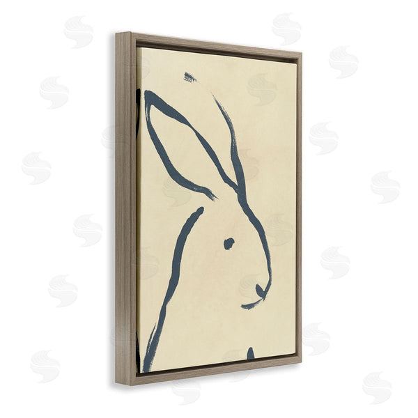 Stupell Industries June Erica Vess | Minimal Rabbit Doodle Wall Art