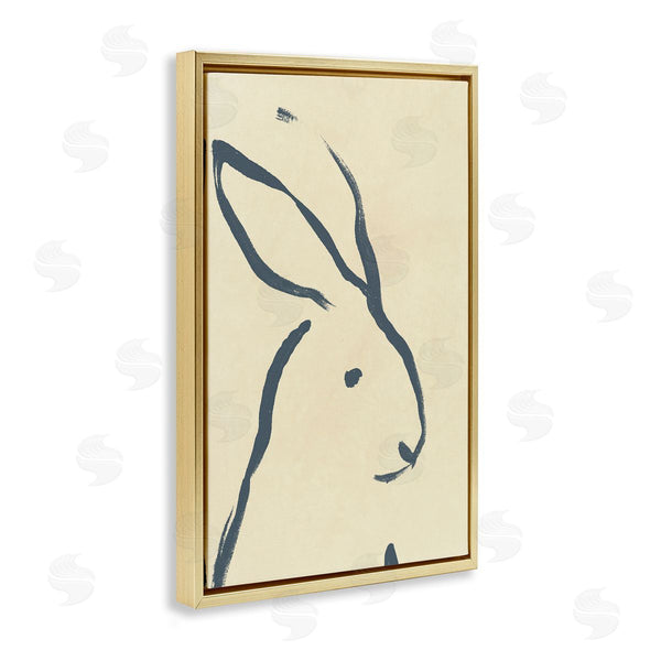 Stupell Industries June Erica Vess | Minimal Rabbit Doodle Wall Art