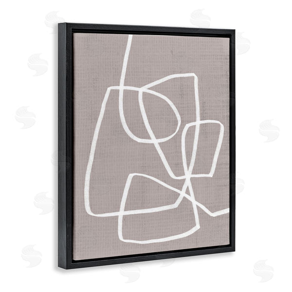 Stupell Industries June Erica Vess | Minimalist Abstract Line Scribble Modern Boho Composition Wall Art