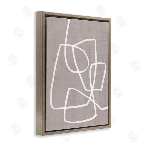 Stupell Industries June Erica Vess | Minimalist Abstract Line Scribble Modern Boho Composition Wall Art