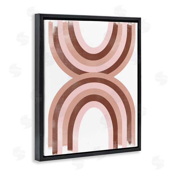 Stupell Industries June Erica Vess | Mirrored Rainbows Pink Arches