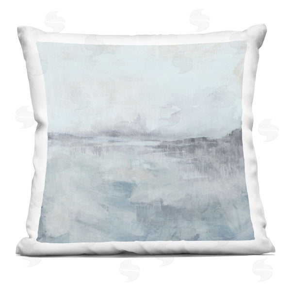 stupell industries June Erica Vess | Mist Horizon Abstract Printed Throw Pillow