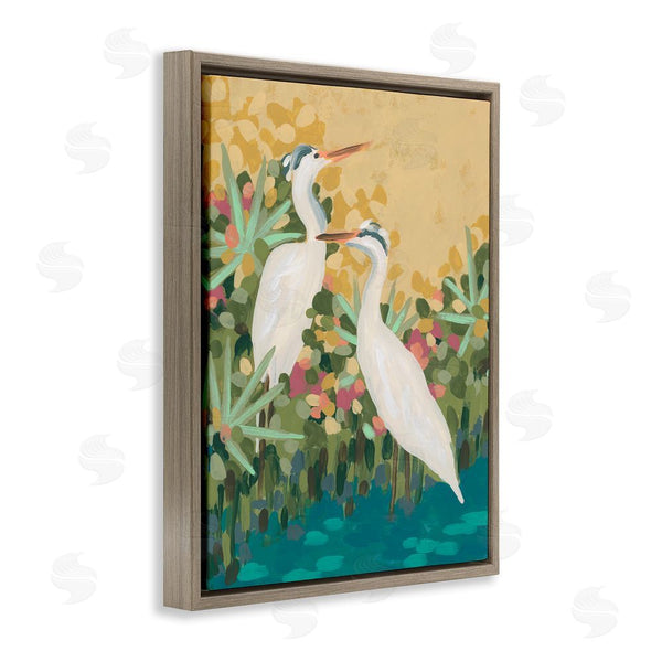 Stupell Industries June Erica Vess | Modern Birds At Pond's Edge Wall Art