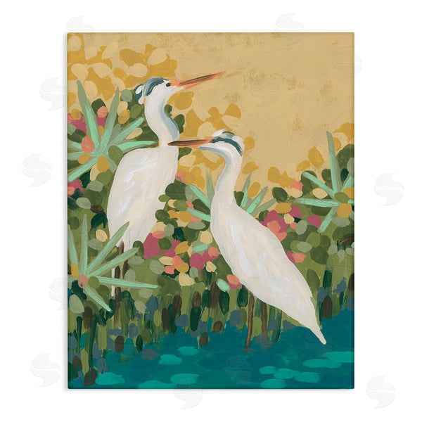 stupell industries June Erica Vess | Modern Birds at Pond's Edge Wall Art