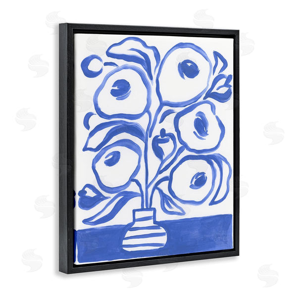 Stupell Industries June Erica Vess | Modern Blue Vase
