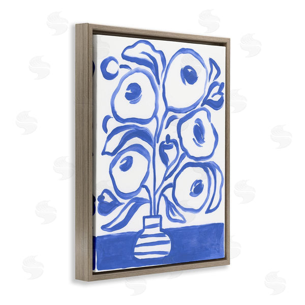 Stupell Industries June Erica Vess | Modern Blue Vase