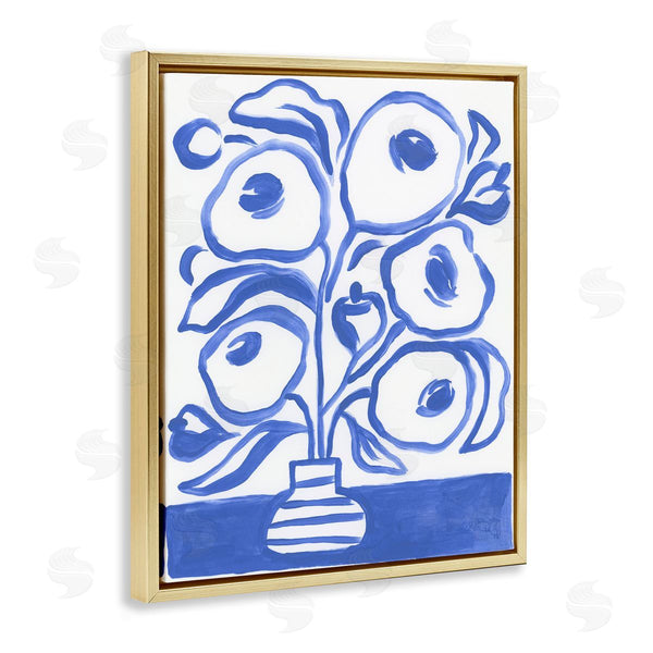 Stupell Industries June Erica Vess | Modern Blue Vase