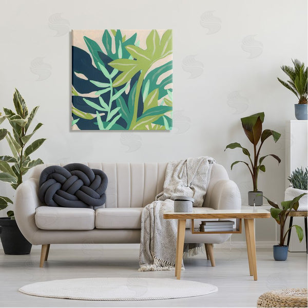 Stupell Industries June Erica Vess | Modern Botanical Plant Leaves Wall Art