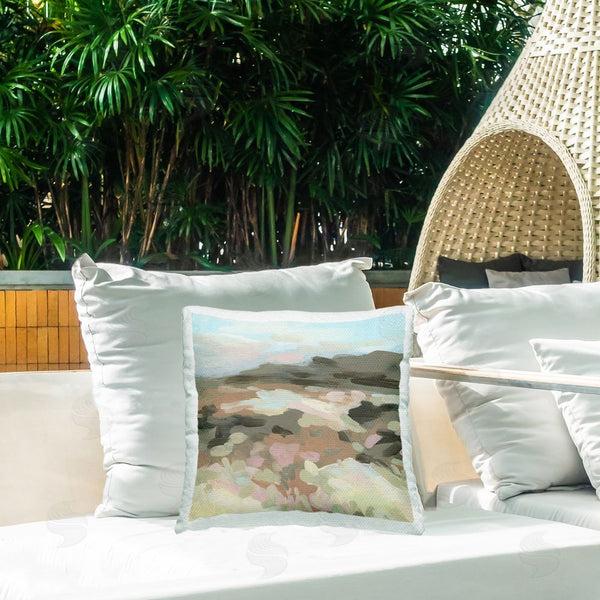 Stupell Industries June Erica Vess | Modern Brushed Landscape Printed Throw Pillow