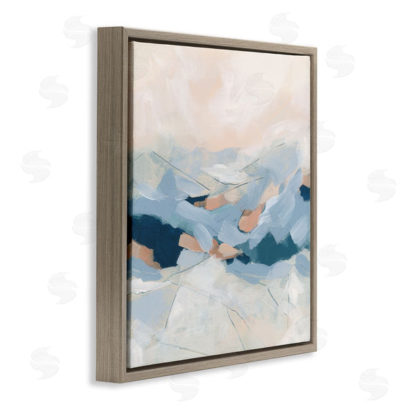 Stupell Industries June Erica Vess | Modern Brushed Mountain Landscape Wall Art